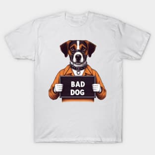 Bad Dog Prison Mugshot T-Shirt